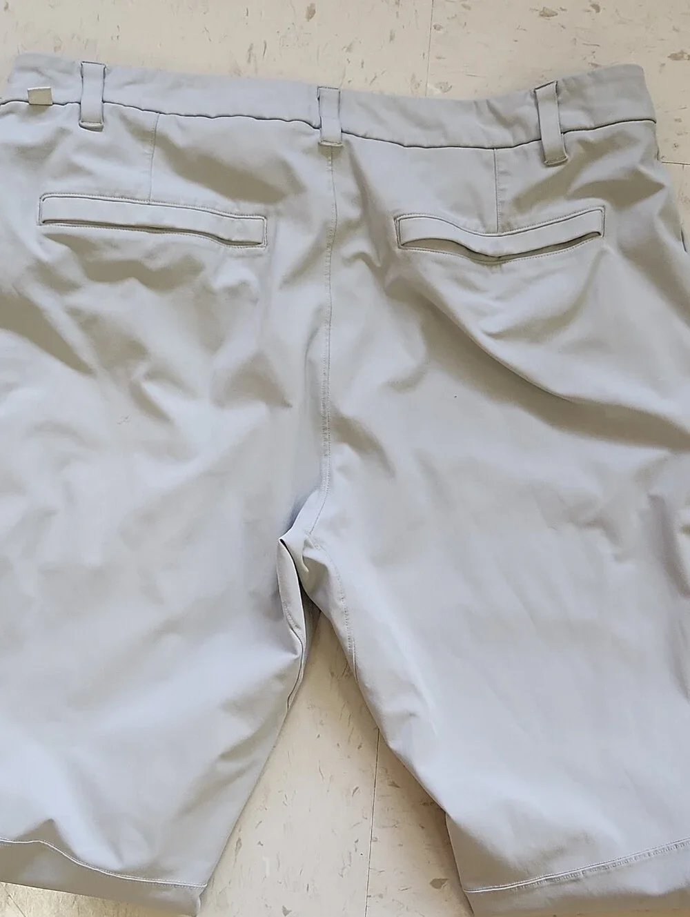 Lululemon athletica Men's ABC Classic-Fit Warpstreme 5 Pocket Gray Pants 35 x 30